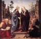 Piero di Cosimo The Visitation with Sts Nicholas and Anthony 1489 90