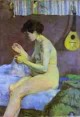 Study of a nude suzanne sewing 1880 ny carlsberg glyptote