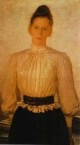 Portrait of maria tolstaya leo tolstoys daughter 1891 the