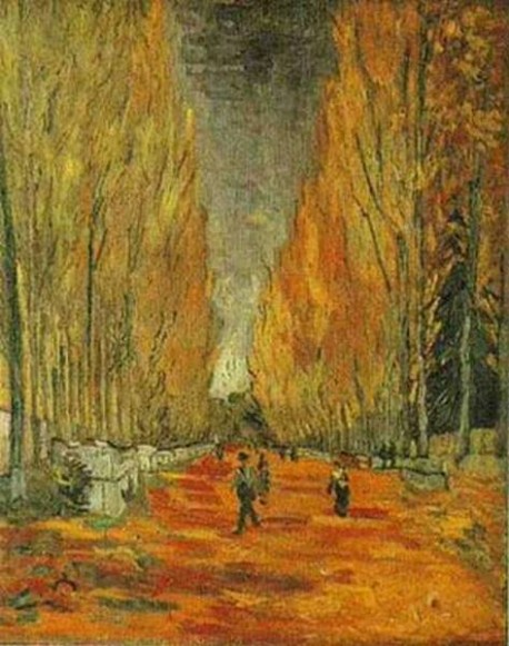 van gogh les alyscamps