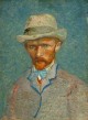 Self portrait with grey felt hat 1887 xx van gogh museum amsterdam