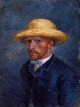 Self portrait with straw hat 1887 xx metropolitan museum of art new york