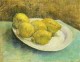 Still life with lemons on a plate 1887 xx van gogh museum amsterdam