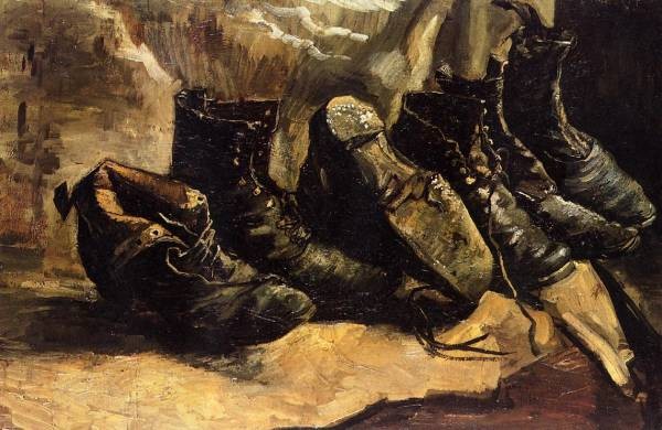 shoes van gogh