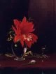 Red Flower in a Vase 1871 1880jpeg