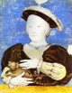 Portrait of edward prince of wales with monkey 1541 2 kun
