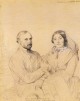 Ingres Edmond Ramel and his wife born Irma Donbernard
