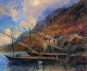 Boats by the Banks of Lake Geneva at Saint Gingolph Date unknown