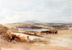 View Of A Loch And Mountains Kirkcudbrightshire