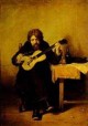 Solitary guitarist 1865 xx st petersburg russia