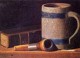Still Life with Mug Pipe and Book 1870 1879