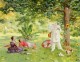 French 1855 1911 Pierrot Entertaining In The garden SND 1895 OC 736by91