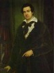 Portrait of the actor va karatyghin 1842 xx the theater museum of aa bakhrushin moscow russia