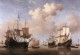 VELDE Willem van de the Younger Calm Dutch Ships Coming To Anchor