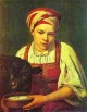A peasant girl with a calf 1820s xx the tretyakov gallery moscow russia