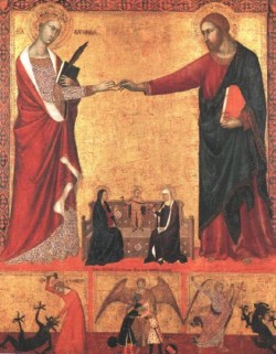 The Mystical Marriage Of Saint Caherine