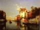 Bouvard Noel Gondolas On A Venetian Canal2