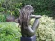 Lynda with Pan Pipes back view