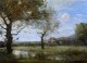 Corot Meadow with Two Large Trees