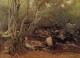Lormes Shepherdess Sitting under Trees beside a Stream 1842