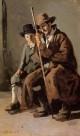 Two Italians an Old Man and a Young Boy 1843