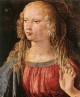 Leonardo da Vinci Annunciation detail3