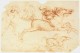 Leonardo da Vinci Galloping Rider and other figures