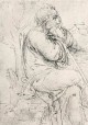 Leonardo da Vinci Seated old man