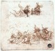 Leonardo da Vinci Study of battles on horseback and on foot2