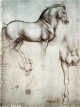 Leonardo da Vinci Study of horses