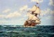 Mayflower II On The Open Seas