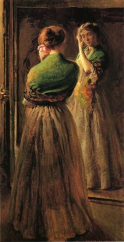 Girl with a Green Shawl