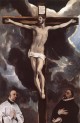 Christ on the Cross Adored by Donors 1585 90