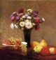Asters and Fruit on a Table