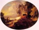 River Landscape with Rustic Lovers