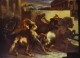 Race of wild horses in rome 1817 louvre paris france
