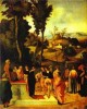 Moses trial by fire 1495 1496 galleria degli uffizi florence italy