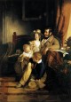Rudolf Von Arthaber With His Children