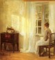 Danish 1863 to 1935 Waiting By The Window O C 73 by 667cm