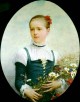 Lefebvre Jules Portrait of Edna Barger of Connecticut 1884