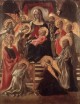 Madonna And Child Enthroned With Saints