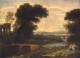 CLAUDE Lorrain Landscape with the Rest on the Flight into Egypt 1666