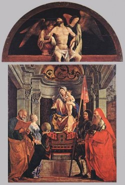 Madonna and Child with Sts Peter Christine Liberale and Jerome WGA