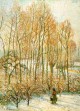 Pissarro Morning Sunlight on the Snow Eragny Sur Epte 1895