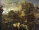 Landscape with hercules and cacus 1658 1659 xx moscow tussia