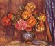 Roses before the blue curtain 1912 xx private collection