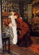 Tissot James Jacques Young Women Looking at Japanese Objects