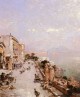Belgian 1838 1902 A View Of Posilippo Naples OC 825by70