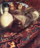Vermeer A Woman Asleep at Table detail3