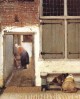 Vermeer The Little Street detail2